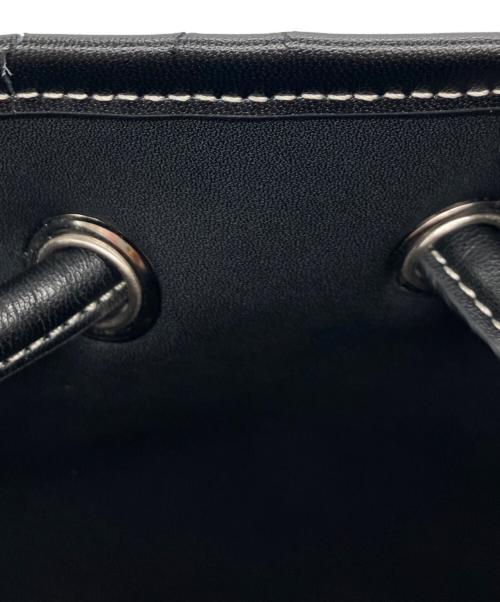 VASIC（ヴァジック）VASIC (ヴァジック) Harris Tweed (ハリスツイード) ポーチ付巾着ショルダーバッグ グリーン サイズ:下記参照の古着・服飾アイテム