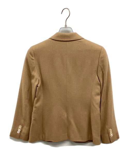 BROOKS BROTHERS（ブルックスブラザーズ）BROOKS BROTHERS (ブルックスブラザーズ) LORO PIANA (ロロピアーナ) キャメルテーラードジャケット ベージュ サイズ:2の古着・服飾アイテム