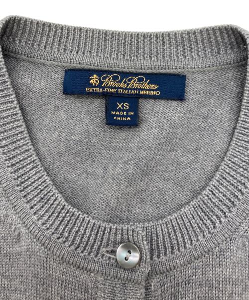 BROOKS BROTHERS（ブルックスブラザーズ）BROOKS BROTHERS (ブルックスブラザーズ) メリノウールカーディガン グレー サイズ:XSの古着・服飾アイテム