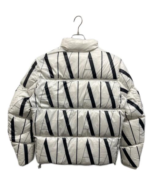 ARMANI EXCHANGE（アルマーニ エクスチェンジ）ARMANI EXCHANGE (アルマーニ エクスチェンジ) ICONロゴダウンジャケット ホワイト サイズ:XSの古着・服飾アイテム