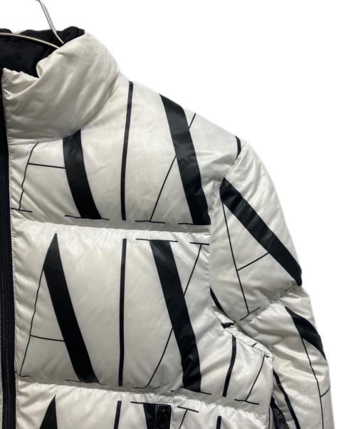 ARMANI EXCHANGE（アルマーニ エクスチェンジ）ARMANI EXCHANGE (アルマーニ エクスチェンジ) ICONロゴダウンジャケット ホワイト サイズ:XSの古着・服飾アイテム