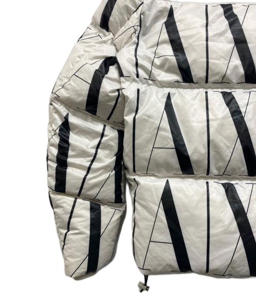 ARMANI EXCHANGE（アルマーニ エクスチェンジ）ARMANI EXCHANGE (アルマーニ エクスチェンジ) ICONロゴダウンジャケット ホワイト サイズ:XSの古着・服飾アイテム