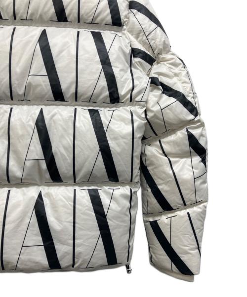ARMANI EXCHANGE（アルマーニ エクスチェンジ）ARMANI EXCHANGE (アルマーニ エクスチェンジ) ICONロゴダウンジャケット ホワイト サイズ:XSの古着・服飾アイテム
