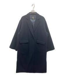 SLOBE IENA（スローブ イエナ）の古着「souple woolダブルフェイスチェスターコート」｜ネイビー