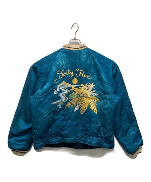 45R（フォーティファイブ・アール）45R (フォーティファイブ・アール) ポコちゃんの908 HAMAジャン ブルー×ネイビー サイズ:下記参照の古着・服飾アイテム