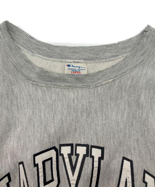 Champion REVERSE WEAVE（チャンピオン リバース ウィーブ）Champion REVERSE WEAVE (チャンピオン リバース ウィーブ) カレッジロゴスウェット グレー サイズ:Lの古着・服飾アイテム