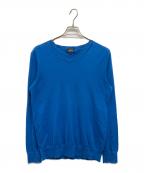 A.P.C.アーペーセー）の古着「カシミア混Vネックニット」｜ブルー