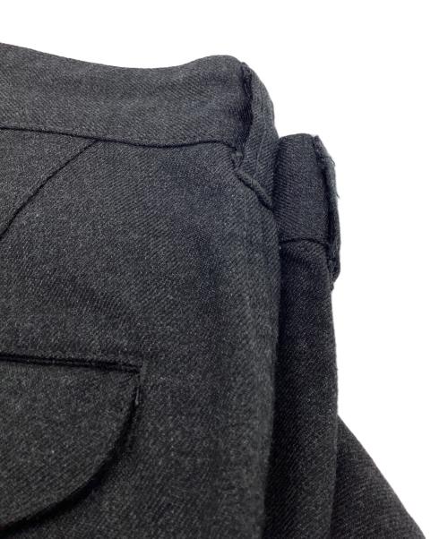 COMME des GARCONS HOMME（コムデギャルソン オム）COMME des GARCONS HOMME (コムデギャルソン オム) ウールワイドパンツ グレー サイズ:Sの古着・服飾アイテム