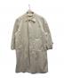 COMME des GARCONS HOMME DEUX（コムデギャルソン オム ドゥ）の古着「コットンステンカラーコート」｜ベージュ