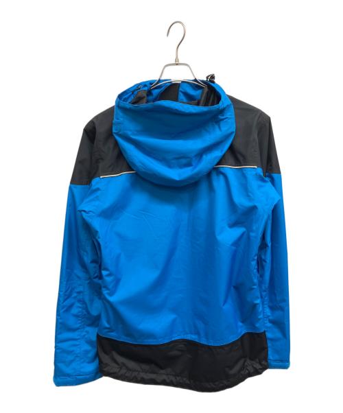 keela（キーラ）keela (キーラ) ナイロンジャケット ブルー×ブラック サイズ:XSの古着・服飾アイテム