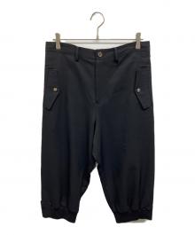 Y's（ワイズ）の古着「クロップドパンツ」｜ブラック