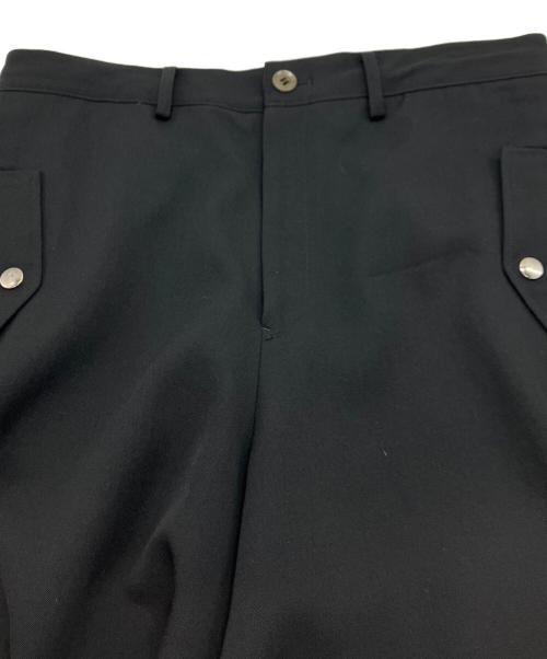 Y's（ワイズ）Y's (ワイズ) クロップドパンツ ブラック サイズ:3の古着・服飾アイテム