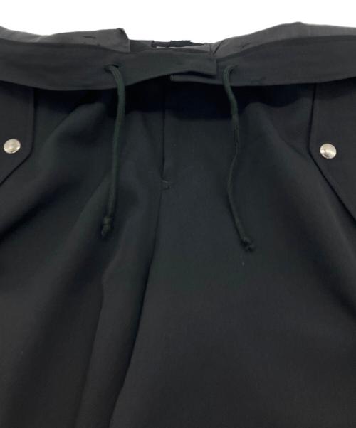 Y's（ワイズ）Y's (ワイズ) クロップドパンツ ブラック サイズ:3の古着・服飾アイテム