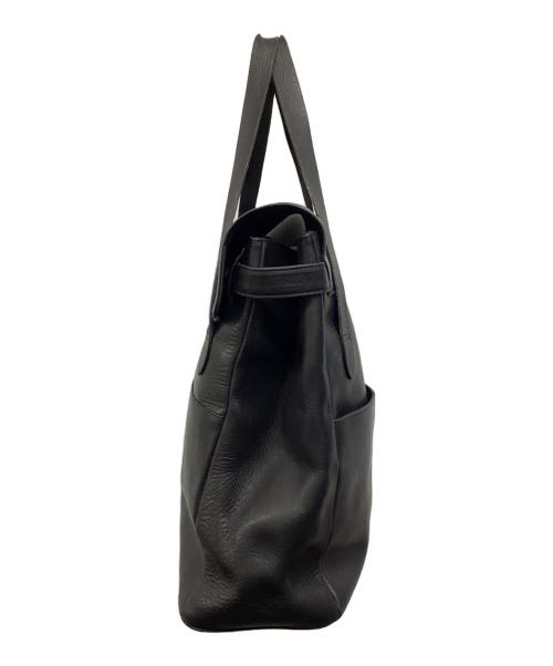 y's company limited（ワイズカンパニーリミテッド）Y's company limited (ワイズカンパニーリミテッド) レザートートバッグ ブラックの古着・服飾アイテム