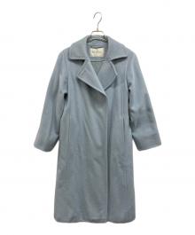 MaxMara（マックスマーラ）の古着「キャメル100％ マニュエラアイコンコート」｜ブルー