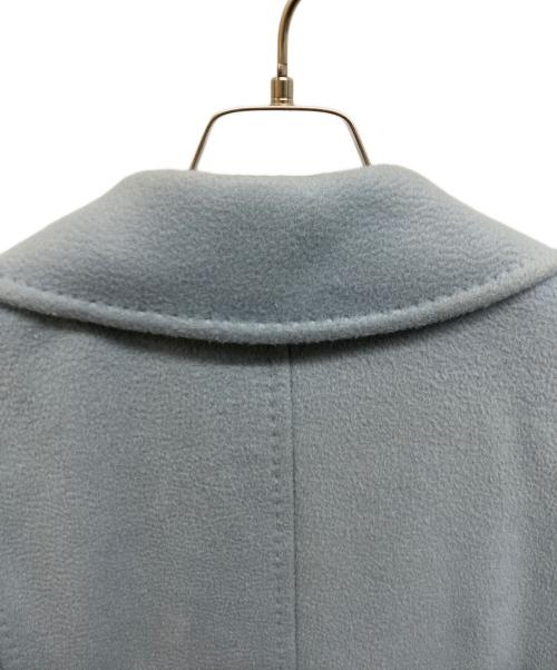 MaxMara（マックスマーラ）MaxMara (マックスマーラ) キャメル100％ マニュエラアイコンコート ブルー サイズ:34の古着・服飾アイテム
