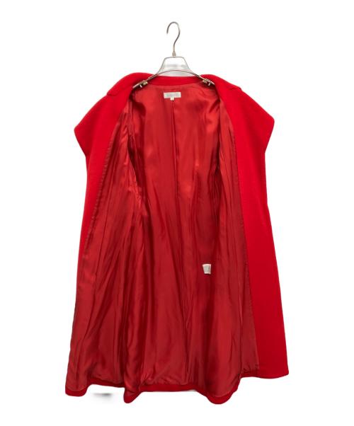 chousonnette（シューソネット）chousonnette (シューソネット) アンゴラ混コート レッド サイズ:7の古着・服飾アイテム