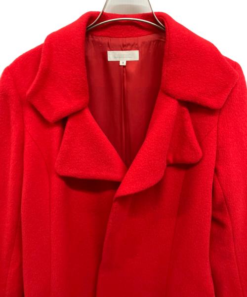 chousonnette（シューソネット）chousonnette (シューソネット) アンゴラ混コート レッド サイズ:7の古着・服飾アイテム