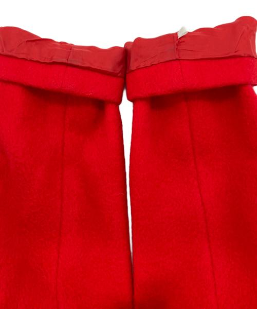 chousonnette（シューソネット）chousonnette (シューソネット) アンゴラ混コート レッド サイズ:7の古着・服飾アイテム
