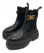 BALLYバリー）の古着「サイドゴアブーツ」｜ブラック