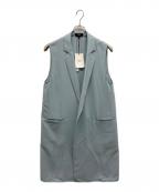 theoryセオリー）の古着「ロングジレ」｜スカイブルー