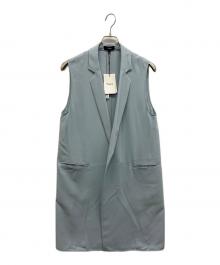 theory（セオリー）の古着「ロングジレ」｜スカイブルー