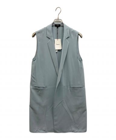 中古・古着通販】theory (セオリー) ロングジレ スカイブルー サイズ:2