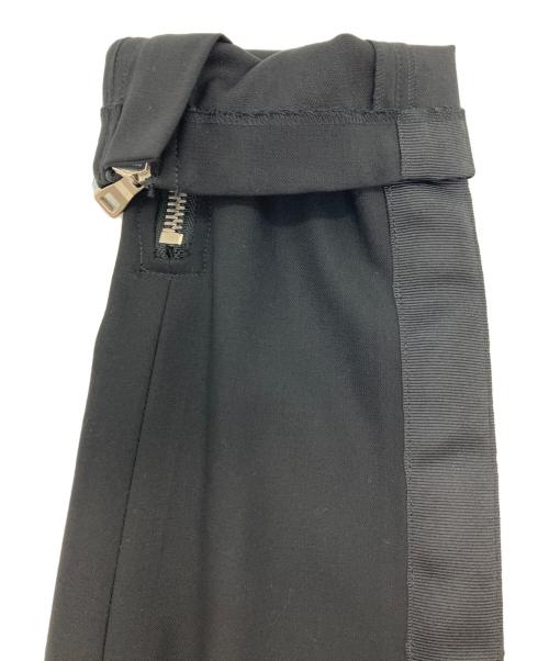 BALMAIN（バルマン）BALMAIN (バルマン) サイドラインスリムパンツ ブラック サイズ:48の古着・服飾アイテム