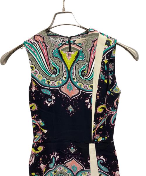 ETRO（エトロ）ETRO (エトロ) ペイズリー柄ノースリーブワンピース マルチカラー サイズ:38の古着・服飾アイテム