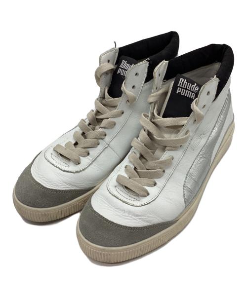 RHUDE（ルード）RHUDE (ルード) PUMA (プーマ) ALTERATION/BASKET 68 OG MID ホワイト サイズ:27cmの古着・服飾アイテム