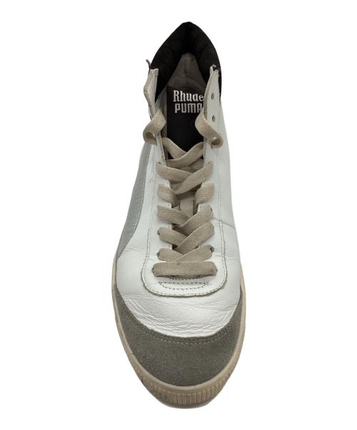 RHUDE（ルード）RHUDE (ルード) PUMA (プーマ) ALTERATION/BASKET 68 OG MID ホワイト サイズ:27cmの古着・服飾アイテム