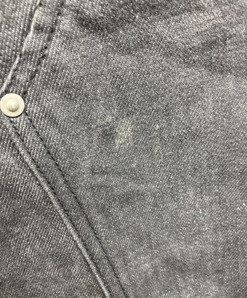 geeks（ギークス）geeks (ギークス) DENIM DOWBLE KNEE HALF PANTS グレー サイズ:2の古着・服飾アイテム