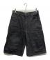 geeks（ギークス）の古着「DENIM DOWBLE KNEE HALF PANTS」｜グレー
