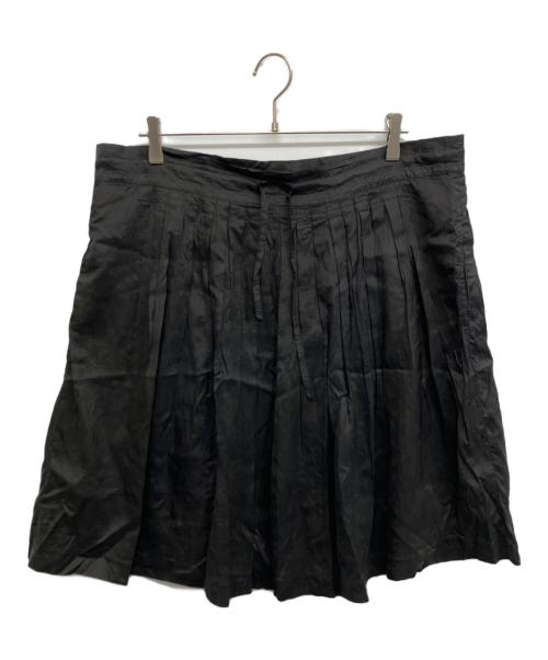 R&D.M.Co-OLDMAN'S TAILOR（オールドマンズテーラー）R&D.M.Co-OLDMAN'S TAILOR (オールドマンズテイラー) シルクプリーツスカート ブラック サイズ:Freeの古着・服飾アイテム