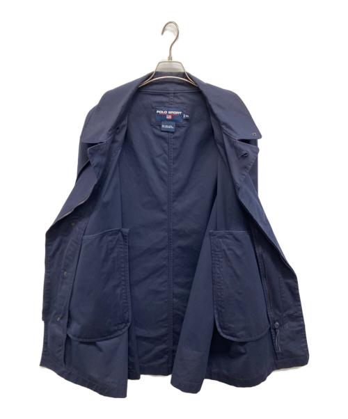 POLO SPORT（ポロスポーツ）POLO SPORT (ポロスポーツ) ステンカラーコート ネイビー サイズ:XXLの古着・服飾アイテム