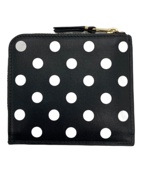 COMME des GARCONS（コムデギャルソン）COMME des GARCONS (コムデギャルソン) ドットジップウォレット ブラックの古着・服飾アイテム