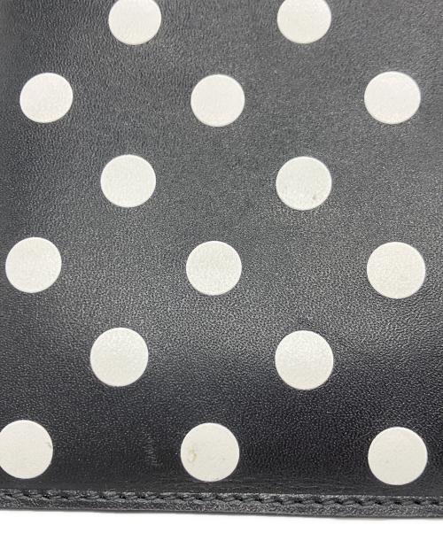 COMME des GARCONS（コムデギャルソン）COMME des GARCONS (コムデギャルソン) ドットジップウォレット ブラックの古着・服飾アイテム