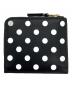 COMME des GARCONS (コムデギャルソン) ドットジップウォレット ブラック：10000円