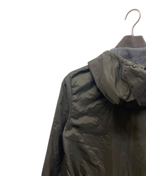 MONCLER（モンクレール）MONCLER (モンクレール) スウェット切替ジップアップパーカー オリーブ サイズ:Lの古着・服飾アイテム