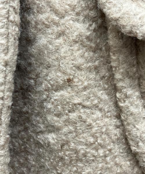 PRADA（プラダ）PRADA (プラダ) モヘアPコート ベージュ サイズ:40の古着・服飾アイテム