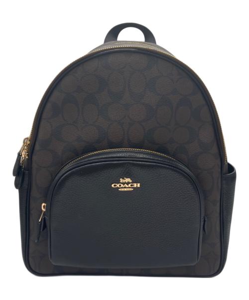 COACH（コーチ）COACH (コーチ) シグネチャーバックパック ブラウンの古着・服飾アイテム
