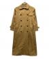 haunt（ハウント）の古着「MAXI TRENCH COAT」｜キャメル