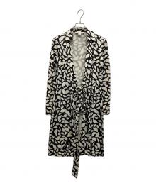 DIANE VON FURSTENBERG（ダイアンフォンファステンバーグ）の古着「シルクスキッパーシャツワンピース」｜アイボリー