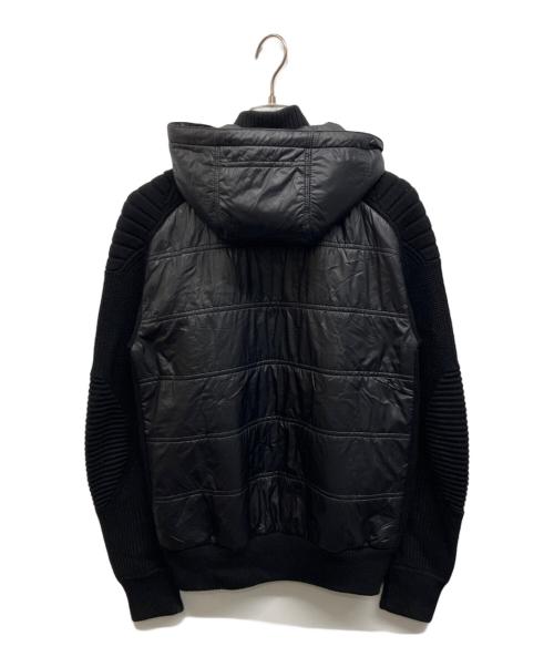 RLX RALPH LAUREN（アールエルエックスラルフローレン）RLX RALPH LAUREN (アールエルエックスラルフローレン) ナイロン切替ニットジャケット ブラック サイズ:XSの古着・服飾アイテム