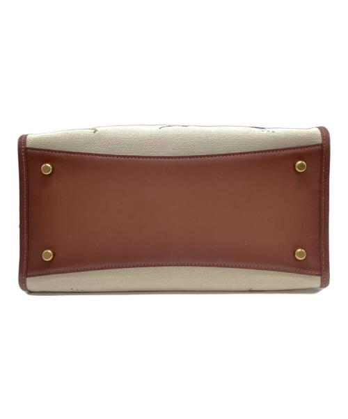 COACH（コーチ）COACH (コーチ) ベジタブルエンブロイダリー2WAYバッグ ベージュの古着・服飾アイテム