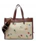 COACH (コーチ) ベジタブルエンブロイダリー2WAYバッグ ベージュ：10000円