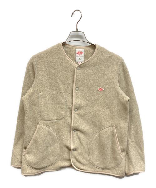 DANTON（ダントン）DANTON (ダントン) ノーカラーフリースジャケット ベージュ サイズ:36の古着・服飾アイテム