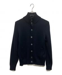 Zanone（ザノーネ）の古着「ミドルゲージニットジャケット」｜ネイビー