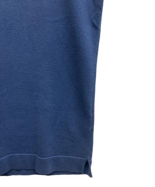 GRAN SASSO（グランサッソ）GRAN SASSO (グランサッソ) 半袖ニット ネイビー サイズ:46の古着・服飾アイテム