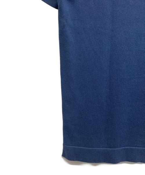 GRAN SASSO（グランサッソ）GRAN SASSO (グランサッソ) 半袖ニット ネイビー サイズ:46の古着・服飾アイテム